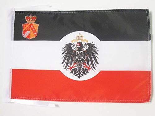 AZ FLAG Alsace-Lorraine 1871-1919 Flag 18'' x 12'' Cords - Reichsland ElsaB-Lothringen Small Flags 30 x 45cm - Banner 18x12 in