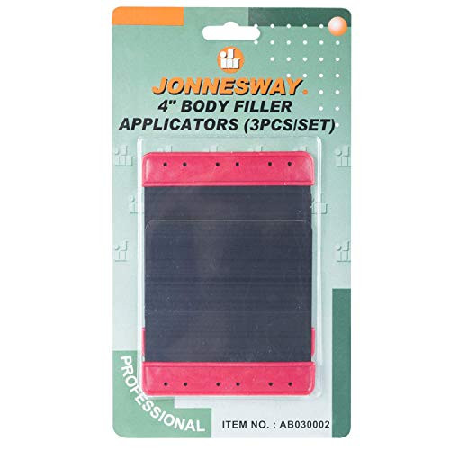 JONNESWAY AB030002 3 Pcs Quality 4" Body Filler APPLICATORS Set Spreader