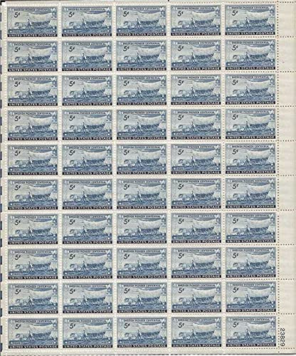 USPS Swedish Pioneer Centennial Sheet of 50 x 5 Cent Stamps Scott 958