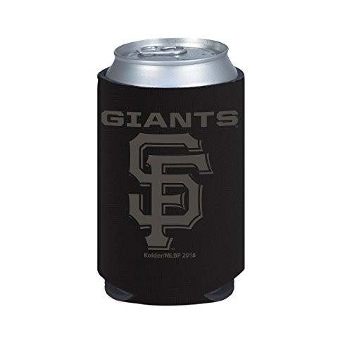 San Francisco Giants 2-Pack Black Tonal CAN Beverage Insulator Neoprene Holder Cooler Baseball