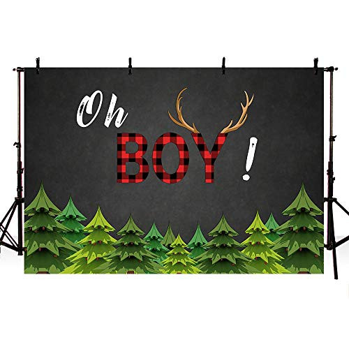COMOPHOTO Lumberjack Baby Shower Photography Backdrop Buffalo Plaid Rustic Woodland First Birthday Party Banner Decorations Photo Background 7x5ft Photo Booth Props COMOPHOTO Lumberjack Baby Shower Photography Backdrop Buffalo Plaid Rustic Woodland First Birthday Party Banner Decorations Photo Background 7x5ft Photo Booth Props