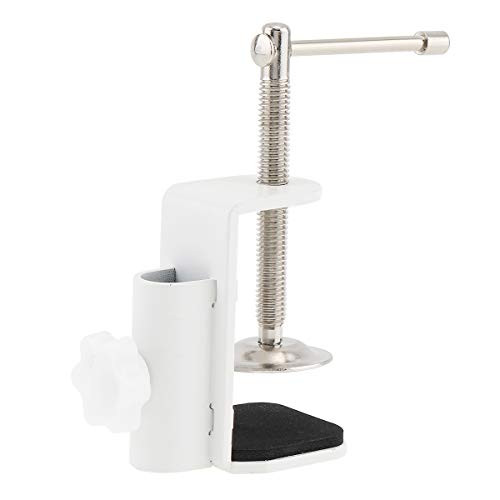 OriGlam Quick-Grip C Clamp, Heavy Duty C-Clamp, Versatile Clamp, Desk Light Clamp Mount Holder Bracket For Desktop Mount Holder LCD Monitor Flash Desk -White- OriGlam Quick-Grip C Clamp, Heavy Duty C-Clamp, Versatile Clamp, Desk Light Clamp Mount Holder Bracket For Desktop Mount Holder LCD Monitor Flash Desk -White-