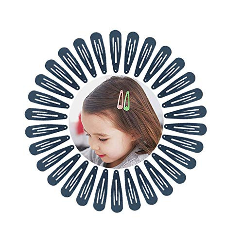 100pcs Solid color 5cm Metal Hairgrip Girls Snap Hair Clips for Children Baby Hair Accessories Women Barrettes Clip Pins -navy- 100pcs Solid color 5cm Metal Hairgrip Girls Snap Hair Clips for Children Baby Hair Accessories Women Barrettes Clip Pins -navy-