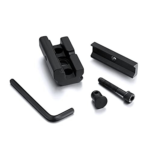 Hunting Bipod Adapter, 6-9 Inches Extendable Bipod  and  Adapter, Quick Release Shooting Sticks for Hunting Picatinny Rail System Accessories, Adapter Included Bipod