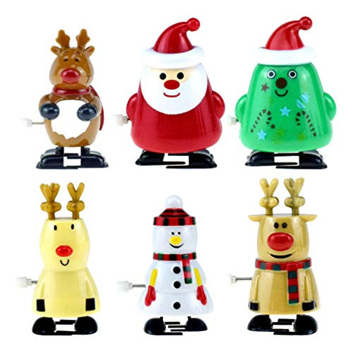 STOBOK Christmas Wind-Up Toys Funny Clockwork Toys Santa Snowman Elk Walking Toys for Festive Party Favor Goody Bag Filler STOBOK Christmas Wind-Up Toys Funny Clockwork Toys Santa Snowman Elk Walking Toys for Festive Party Favor Goody Bag Filler