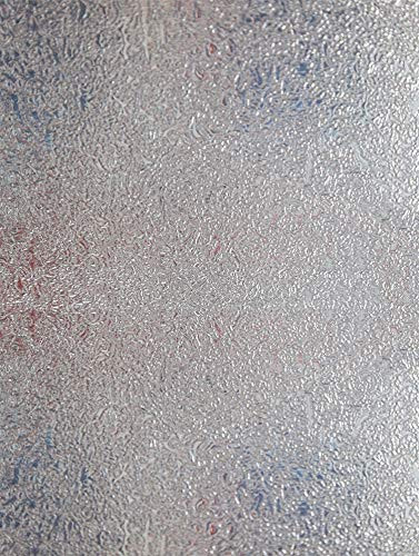 Velimax Light Refraction Privacy Window Film Decorative Window Film Static Cling Glass Film Frosted Window Film Rain Film Anti-UV Sun-Blocking 35.4" x 78.7"