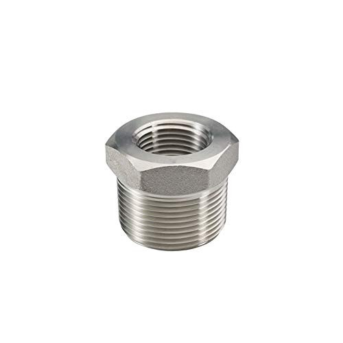 Beduan Stainless Steel Reducer Hex Bushing, 3/4" Male NPT to 3/8" Female NPT, Reducing Cast Pipe Adapter Fitting