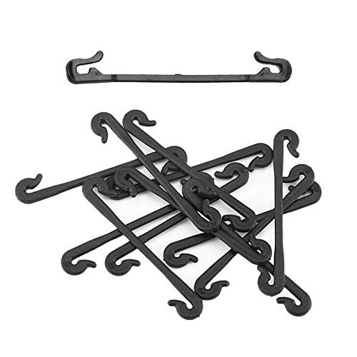 HANTURE 200 Pieces Vines Fastener Plastic Tied Buckle Hooks Kiwi Grape Stem Vine Clips Grape Ties Vegetables Fixed Buckle Hook Plant Holder for Flower Vine