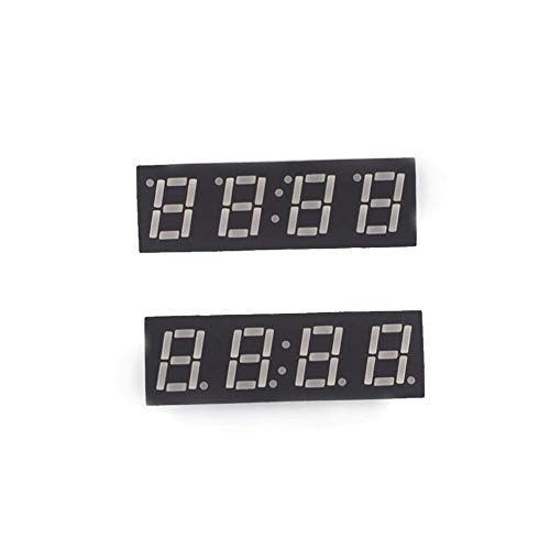Treedix 0.28" 4-Digit 7-Segment Display Common Cathode Red 4-Digit LED Clock lDisplay Digital Tube Compatible with Arduino -10pcs-