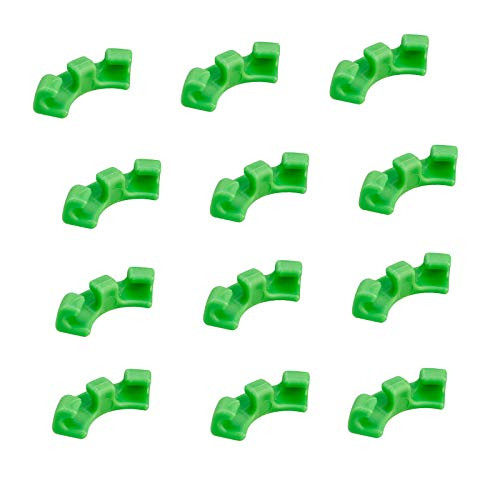 无 90 Degree Plant Bender for Low Stress Training and Plant Training Planter Fixing Clip Plant Trellis Scrog net Plant Bender-12PCS-