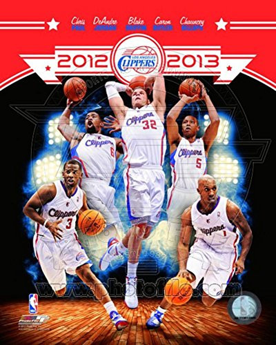 Los Angeles Clippers 2012-13 Team Composite Photo 8 x 10in