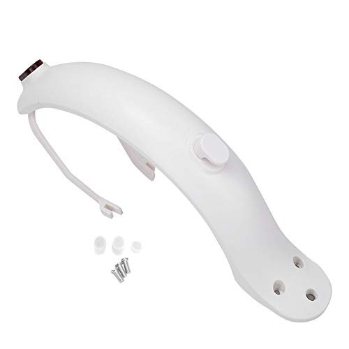 SOONHUA Rear Mudguard Fender Bracket,Scooter Replacement Accessories,Rear Fender Bracket with Taillight and Hook for Xiaomi M365 Electric Scooter