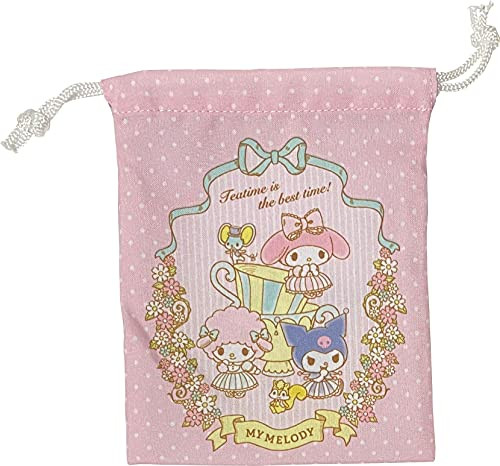 Sanrio My Melody x Kuromi Purse Drawstring Bag Mini polyester 14 x 18.5cm -Party-