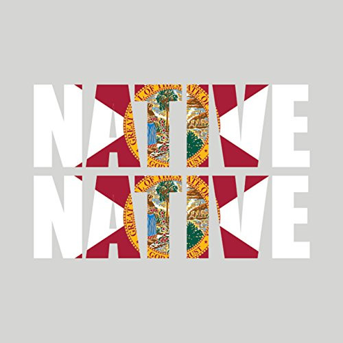 Two Pack Florida Native Sticker FA Graphix Vinyl Decal FL Pride