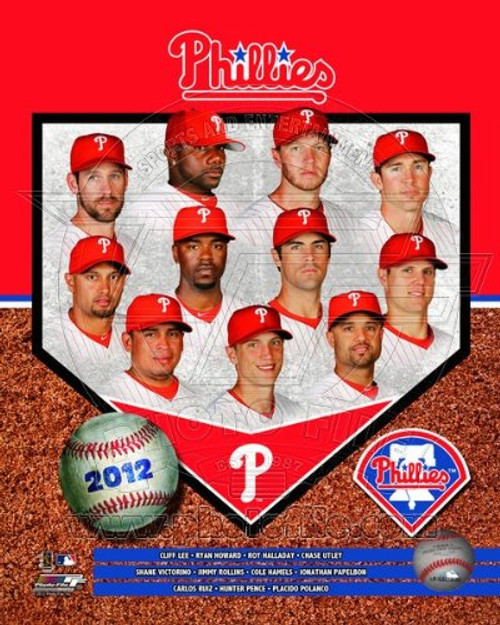 Philadelphia Phillies - 2012 Team Composite MLB 8x10 Photo