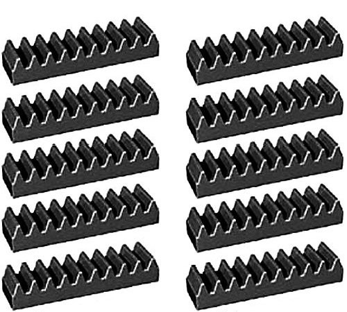 LEGO Technic NEW BLACK RACK GEAR SET Track Kit 1x4 brick Part Piece Mindstorms NXT robot robotics assortment pack ev3 motor -Pack of 10 pcs-
