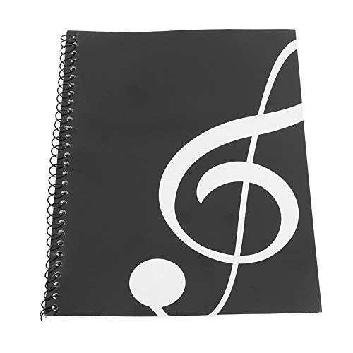 Music Manuscript Paper Book,50 Pages Blank Sheet Music Notebook for Musicians Staff Paper-Black Note- Music Manuscript Paper Book,50 Pages Blank Sheet Music Notebook for Musicians Staff Paper-Black Note-
