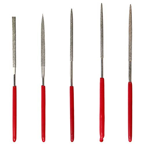 Utoolmart 1set 2mm x 100mm Diamond Needle File Set for Metal Glass Stone