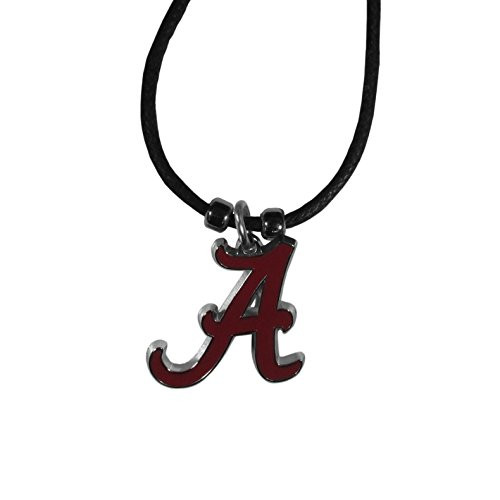 NCAA Siskiyou Sports Fan Shop Alabama Crimson Tide Cord Necklace 21 inch Black