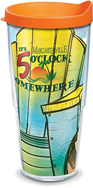 Tervis 1090024 Margaritaville-Adirondack Chair Insulated Tumbler with Wrap and Orange Lid, 24oz, Clear Tervis 1090024 Margaritaville-Adirondack Chair Insulated Tumbler with Wrap and Orange Lid, 24oz, Clear