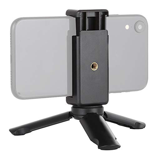 Mini Table Tripod, Portable Mini Camera Tripod Base Stand, Mini Smartphone Clamp Clip Folding Phone Stable Holder Stand Mount Tripod for Selfie Stick, Tripod, Monopod, etc