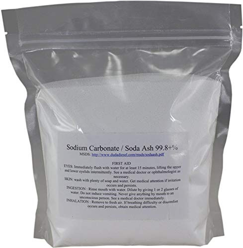 Duda Energy 8 oz Pure Sodium Carbonate Dense Soda Ash Na2CO3 pH Adjust Chemical Spa Pool Cleaning Dishwasher