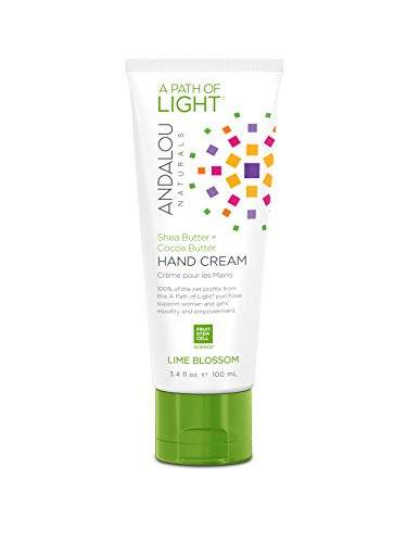 Andalou Naturals Hand Cream, Lime Blossom, 3.4 Ounce