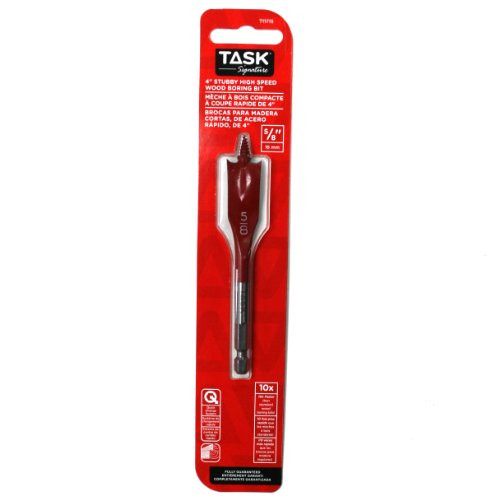 Task Tools T11715 5/8-Inch Stubby Signature Spade Bit