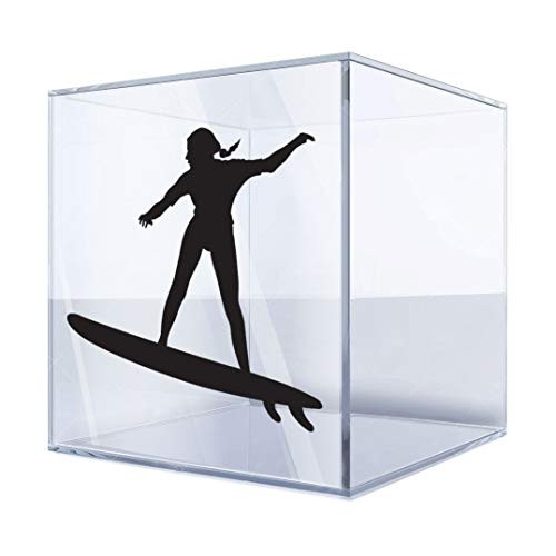 Decals Stickers Surfer Girl Figure 6 X 5,1