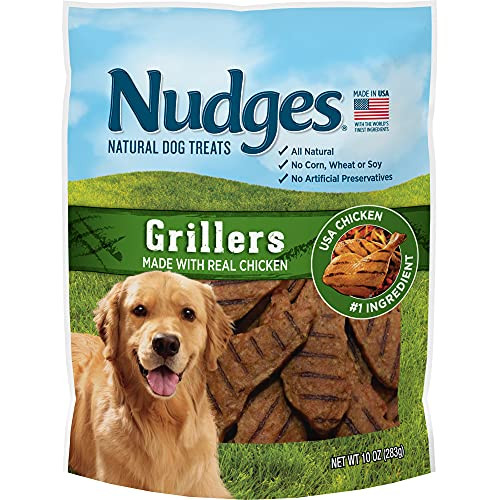 Nudges Natural Dog Treats Grillers Made with Real Chicken
