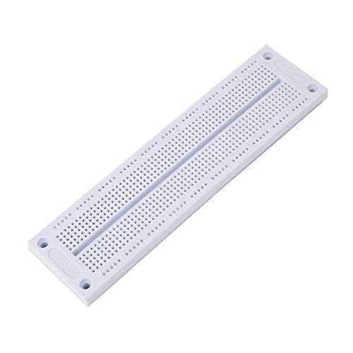 Mini Size MB-120 Printed Circuit Testing Board 700 Tie-Points Solderless Breadboard Stable 700 Holes Electrical for Solderless Testing