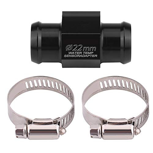 Universal Water Temp Joint Pipe Motorcycle Aluminum Water Temp Temperature Joint Pipe Hose Sensor Gauge Adapter-22mm-