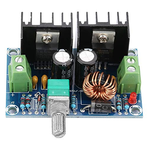 Mini 4-40V to 1.25-36V DC-DC Voltage Regulator DC-DC Voltage Converter Step Down Module Stable PWM Modulation Adjustable for Voltage Conversion