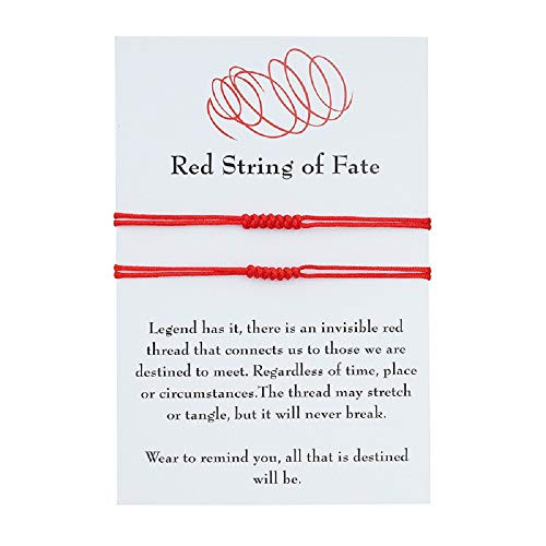 Pingyongchang 7 Knots Bracelets for Protection, Lucky Adjustable Red String Rope Ankle Bracelet, Handmade Amulet Strand Thread Kabbalah Cord Jewelry Accessory for Men Women, 2 Packs Pingyongchang 7 Knots Bracelets for Protection, Lucky Adjustable Red String Rope Ankle Bracelet, Handmade Amulet Strand Thread Kabbalah Cord Jewelry Accessory for Men Women, 2 Packs