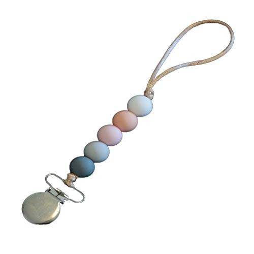 W-ZIYUI Baby Pacifiers Baby Boys Girls Pacifier Chain Silicone Beads Teething Emboss Toy Infants Soother Holder Clip Newborn Shower Gift W-ZIYUI Baby Pacifiers Baby Boys Girls Pacifier Chain Silicone Beads Teething Emboss Toy Infants Soother Holder Clip Newborn Shower Gift