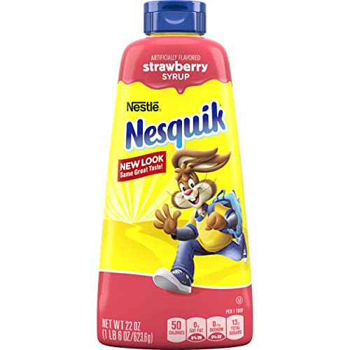 NESQUIK Strawberry Syrup 22 oz. Bottle