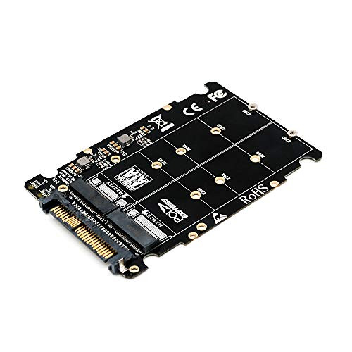 M.2 NVME SSD(Key M) Key B SSD to U.2 SFF-8639 Adapter