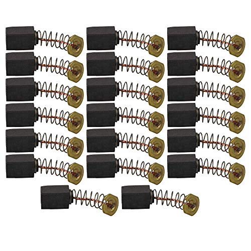 CNBTR Motor Electric Carbon Brushes Replacement 6x9x12mm for Electric Motor Set of 20 CNBTR Motor Electric Carbon Brushes Replacement 6x9x12mm for Electric Motor Set of 20
