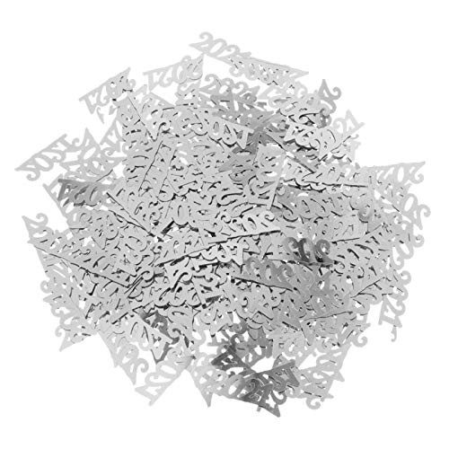 TOYANDONA 3 Bags 2021 Confetti 2021 Table Scatter Sprinkles Sequins New Year Confetti Graduation Confetti 2021 Table Decorations for Graduation Party Holiday New Years Eve Birthday Wedding Anniversary