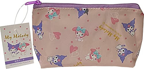Sanrio My Melody x Kuromi Boat Type Cosmetics Pouch Bag -Happiness?