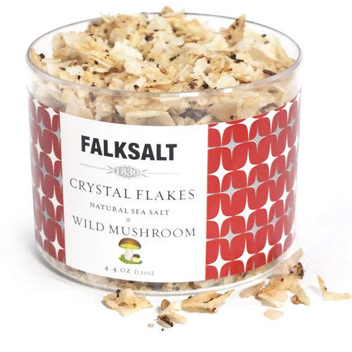 FALKSALT Wild Mushroom -Porcini- Sea Salt Flakes 9 Options - 4.4oz Great for Meat, Poultry, Seafood, Veggies. Use to Marinate or Premium Finishing Salt FALKSALT Wild Mushroom -Porcini- Sea Salt Flakes 9 Options - 4.4oz Great for Meat, Poultry, Seafood, Veggies. Use to Marinate or Premium Finishing Salt
