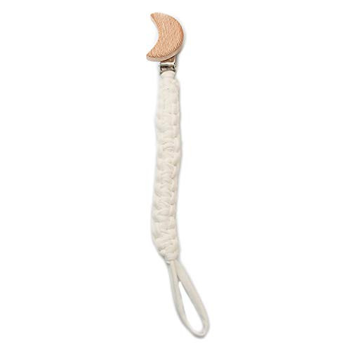 W-ZIYUI Baby Pacifiers Baby Pacifier Clip Chain Holder Beech Wooden Teether Teething Soother Molar Infant Toy Accessories