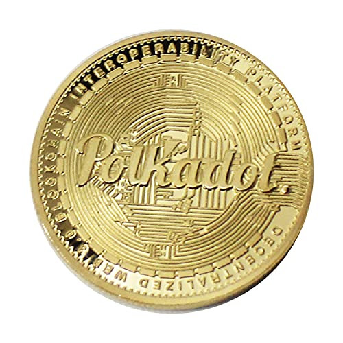 BirchRiver Gold Polkadot Coin - Blockchain Cryptocurrency DOT - Commemorative Collector- Polkadot