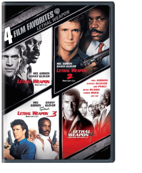 4 Film Favorites: Lethal Weapon -Lethal Weapon: Director's Cut, Lethal Weapon 2: Director's Cut, Lethal Weapon 3: Director's Cut, Lethal Weapon 4-