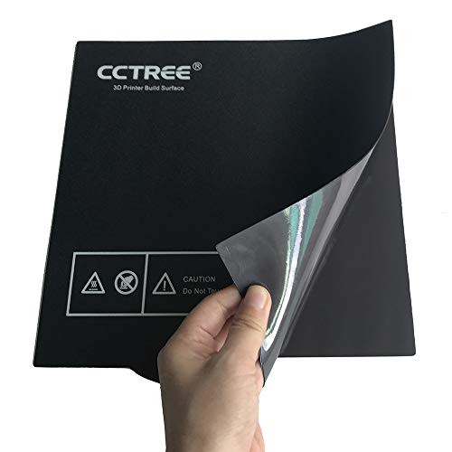 CCTREE Ultra-Flexible Removable Magnetic Build Surface 3D Printer Heated Bed Cover for Ender 3/3X,Ender 3 Pro,Ender 3 V2,Ender 5 235x235mm
