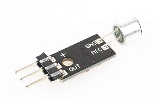 NOYITO MAX9812 Voice Module Microphone Amplifier Module 3.3V 5V Power Supply Fixed Gain 20dB