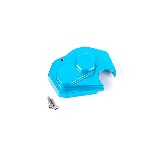 Aluminum Alloy Transmission Case Gearbox Gear Cover for 1/24 Axial SCX24 RC Crawler Car Upgrade Parts -Blue-