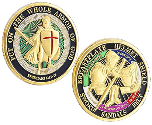 Patpaw Challenge Coin Armor of god Coins Morale Patches