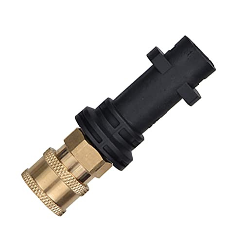 FAKEME High Pressure Washer Hose Adapter 1/4'' Quick Connector Plastic Foam Nozzle Power Washer Fittings Pressure Washer Accessory - for karcher