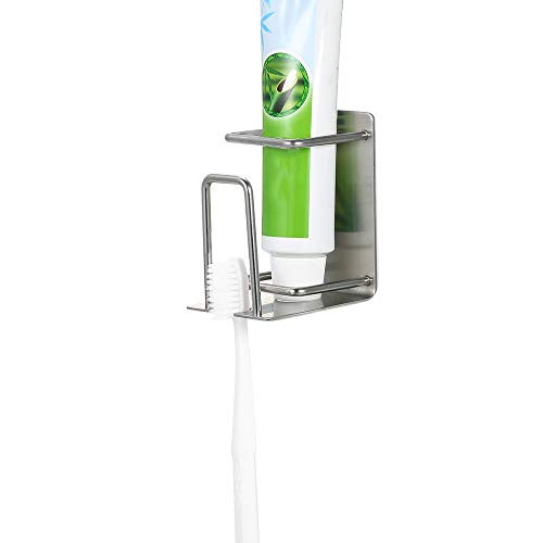 Galapara 1pcs Toothbrush Holder Wall-Mounted Toothbrush Stand Toothpaste Rinse Cup Holder Bathroom Organizer Storage Rack Galapara 1pcs Toothbrush Holder Wall-Mounted Toothbrush Stand Toothpaste Rinse Cup Holder Bathroom Organizer Storage Rack